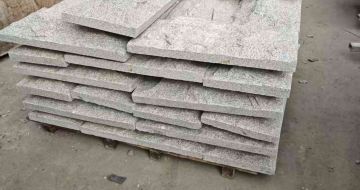 昆明芝麻白蘑菇石，自然面