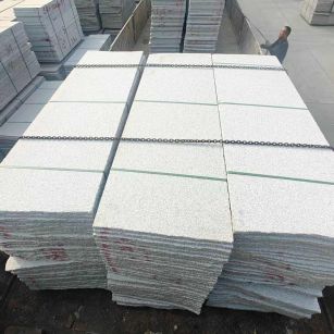 昆明芝麻白毛板，石材毛板