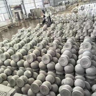 昆明芝麻白圆球 石球 挡车球