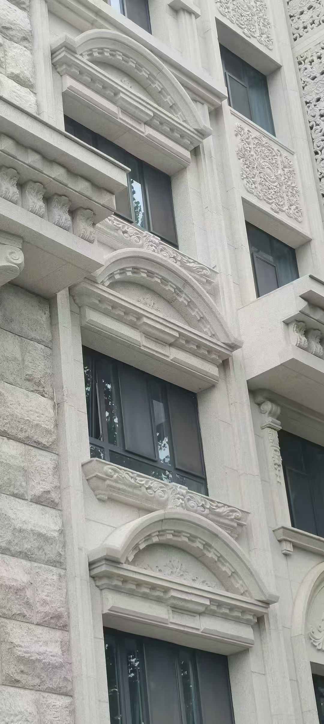 昆明芝麻白异形 石材异形定制