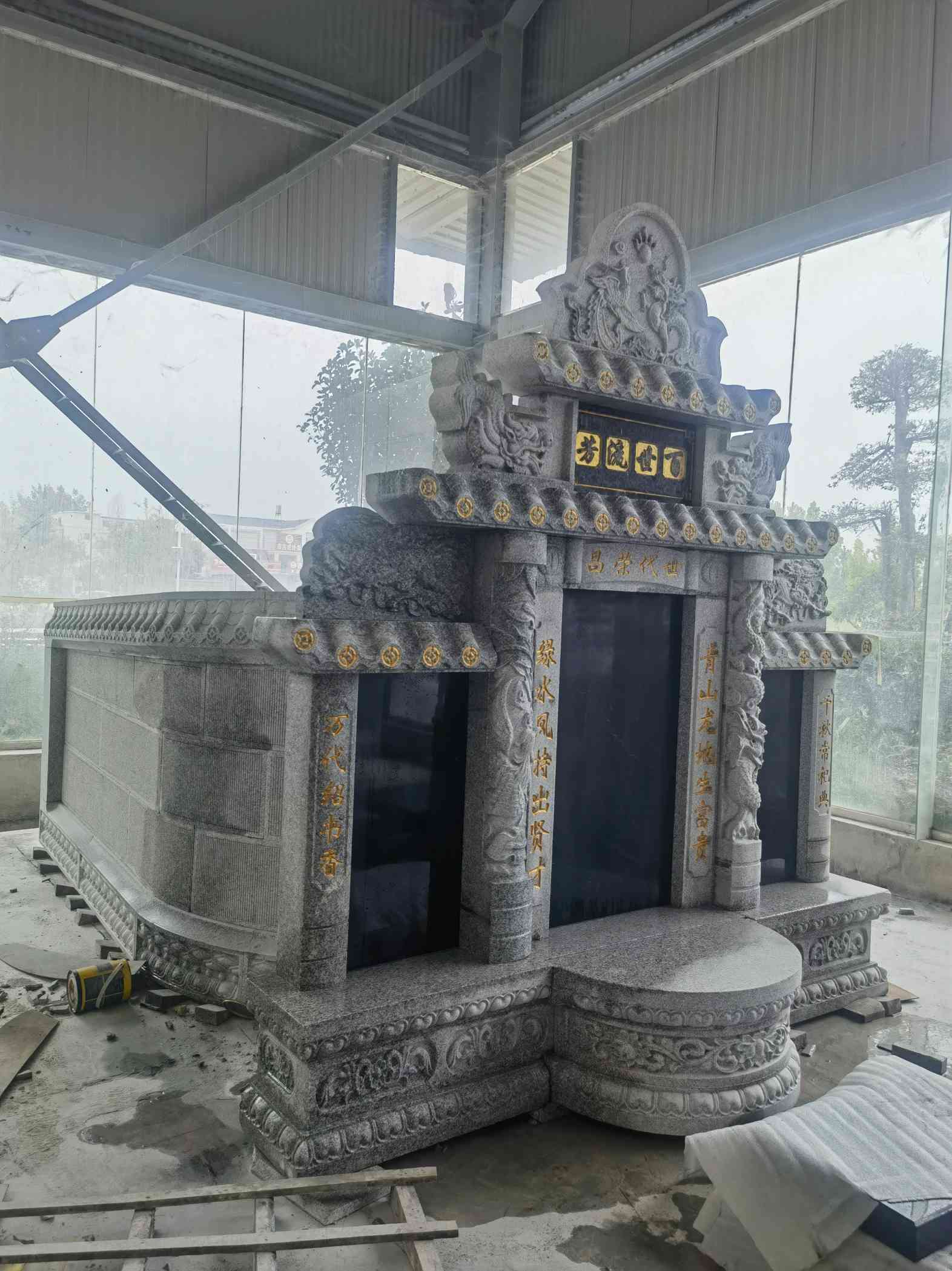 昆明套墓 墓碑 围坟石 异形定制